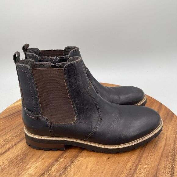 Bull Boxer Boots Mens Size 8 Dark Brown Leather Chelsea Preppy City Fashion main image 9